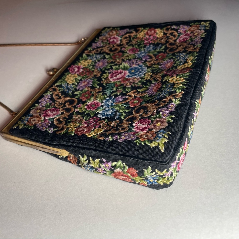 Vintage Petit Point Handbag - Picture 3 of 5